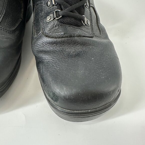 Drew Black Leather Lace-Up Ankle Boots For Men Size 9.5 - Picture 5 of 16